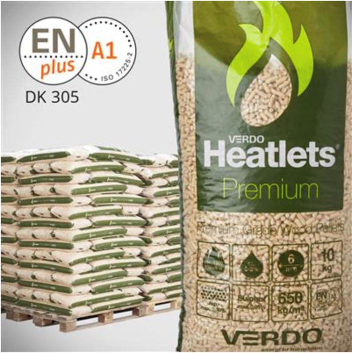 Heatlets 6 mm(10kgposer ) palle Premium  på vej på lager